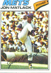 1977 Topps Baseball Cards      440     Jon Matlack